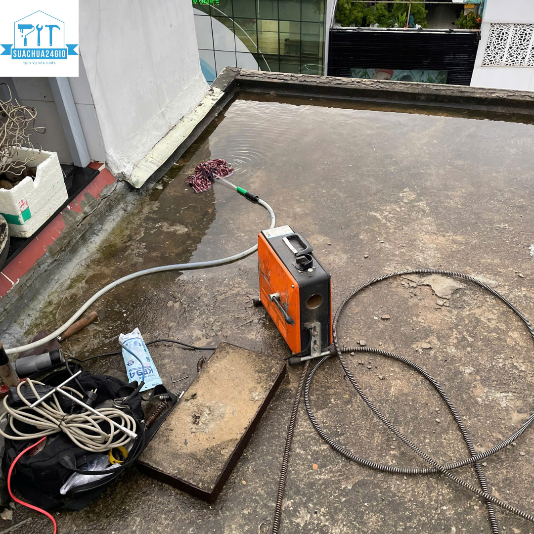 thông nghẹt ống nước mưa tại quảng ngãi